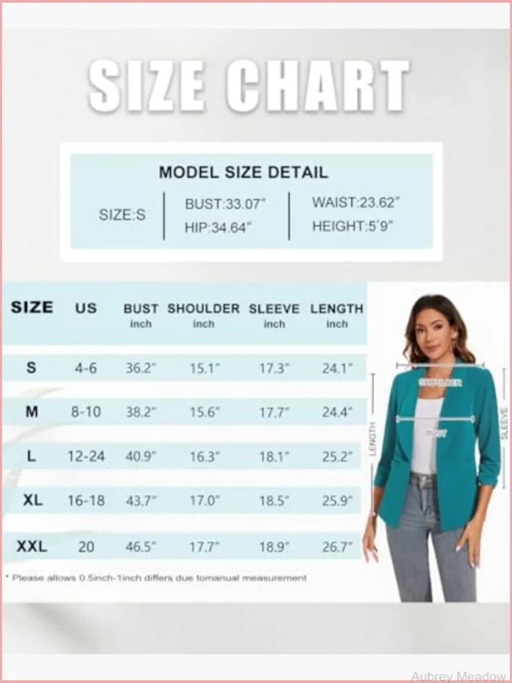 Women Casual Shawl Lapel Ruched 3/4 Sleeve Open Front Blazer Jacket